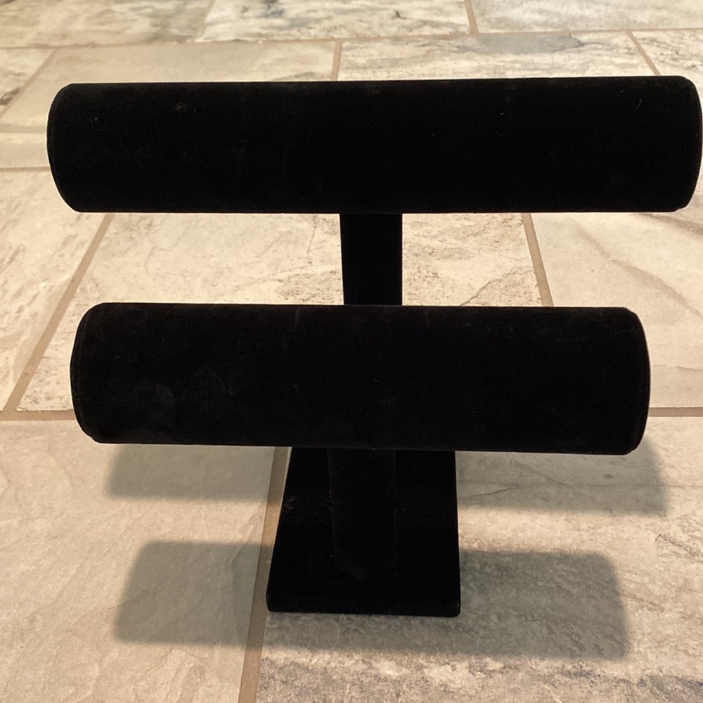 double jewelry display stand